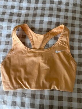 Nike Peach/Light Orange Racerback Performance Sports Bra